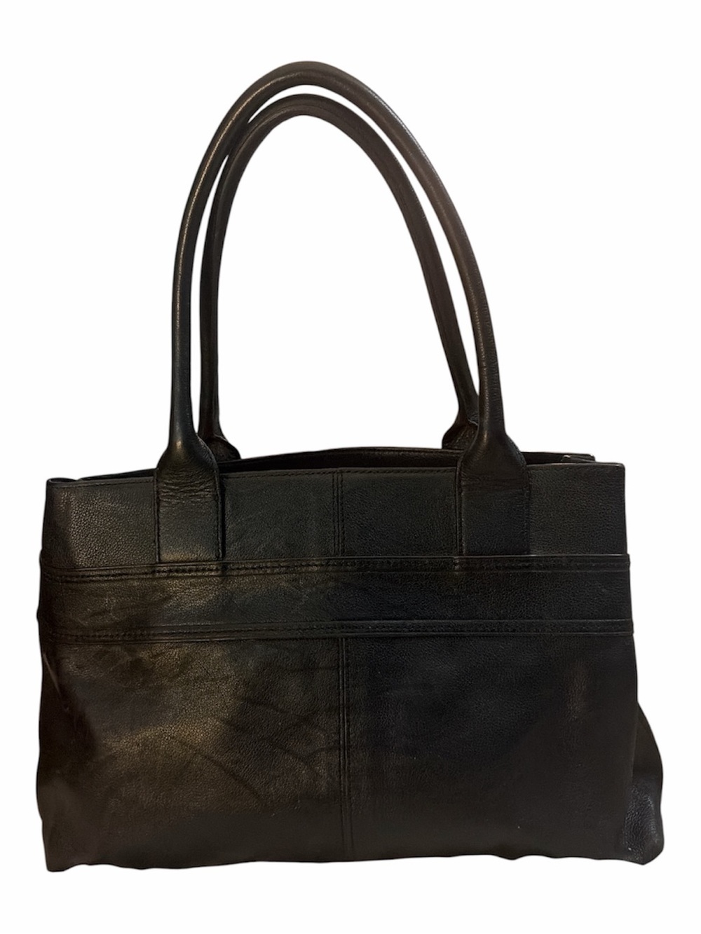 Kate Spade Quinn Villabella Avenue Black Leather Bow Tote Shoulder Bag - Picture 2 of 10